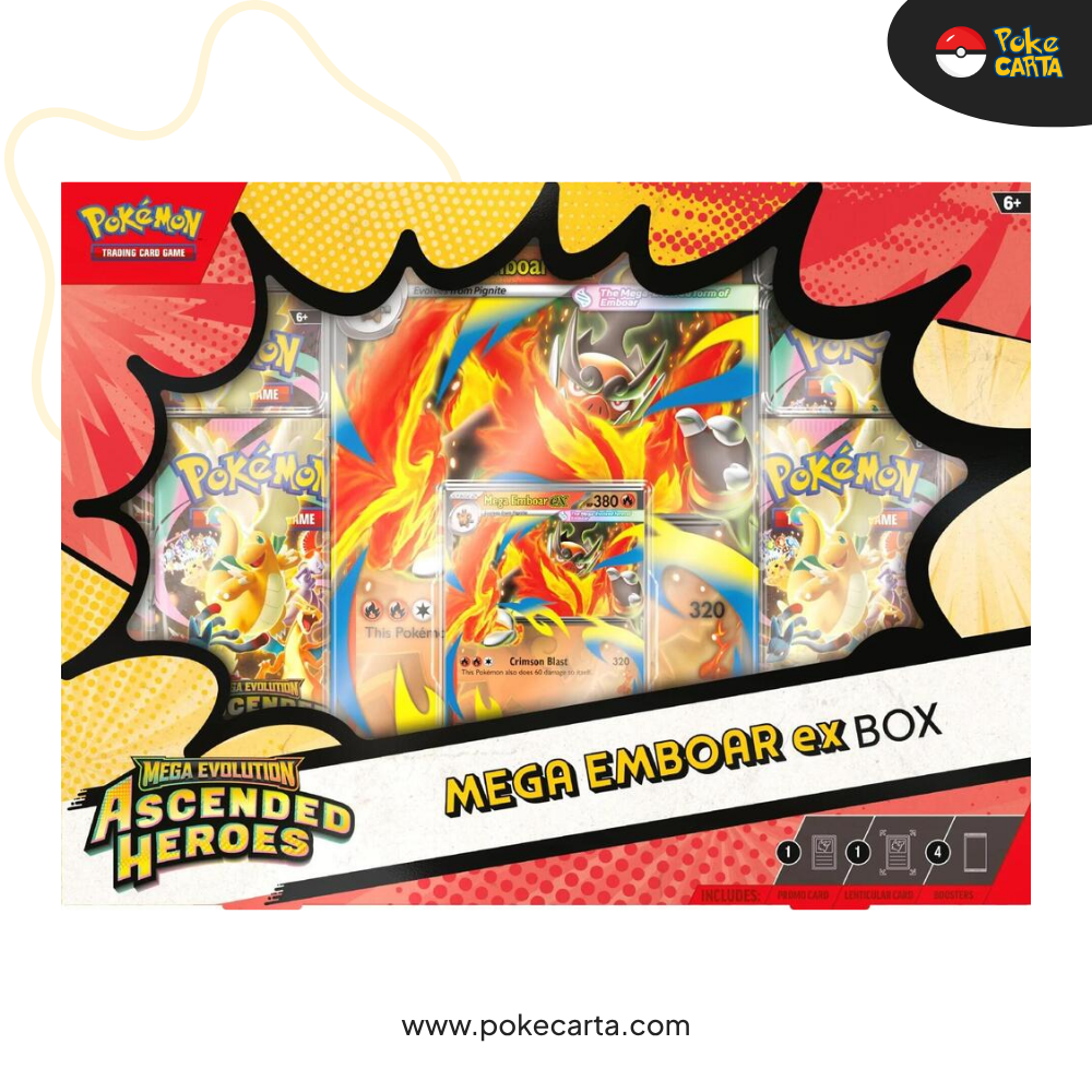 POKÉMON: ASCENDED HEROES - MEGA EMBOAR EX BOX (EN)