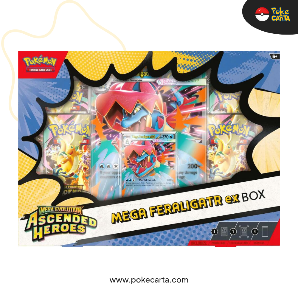 POKÉMON: ASCENDED HEROES - MEGA FERALIGATR EX BOX (EN)