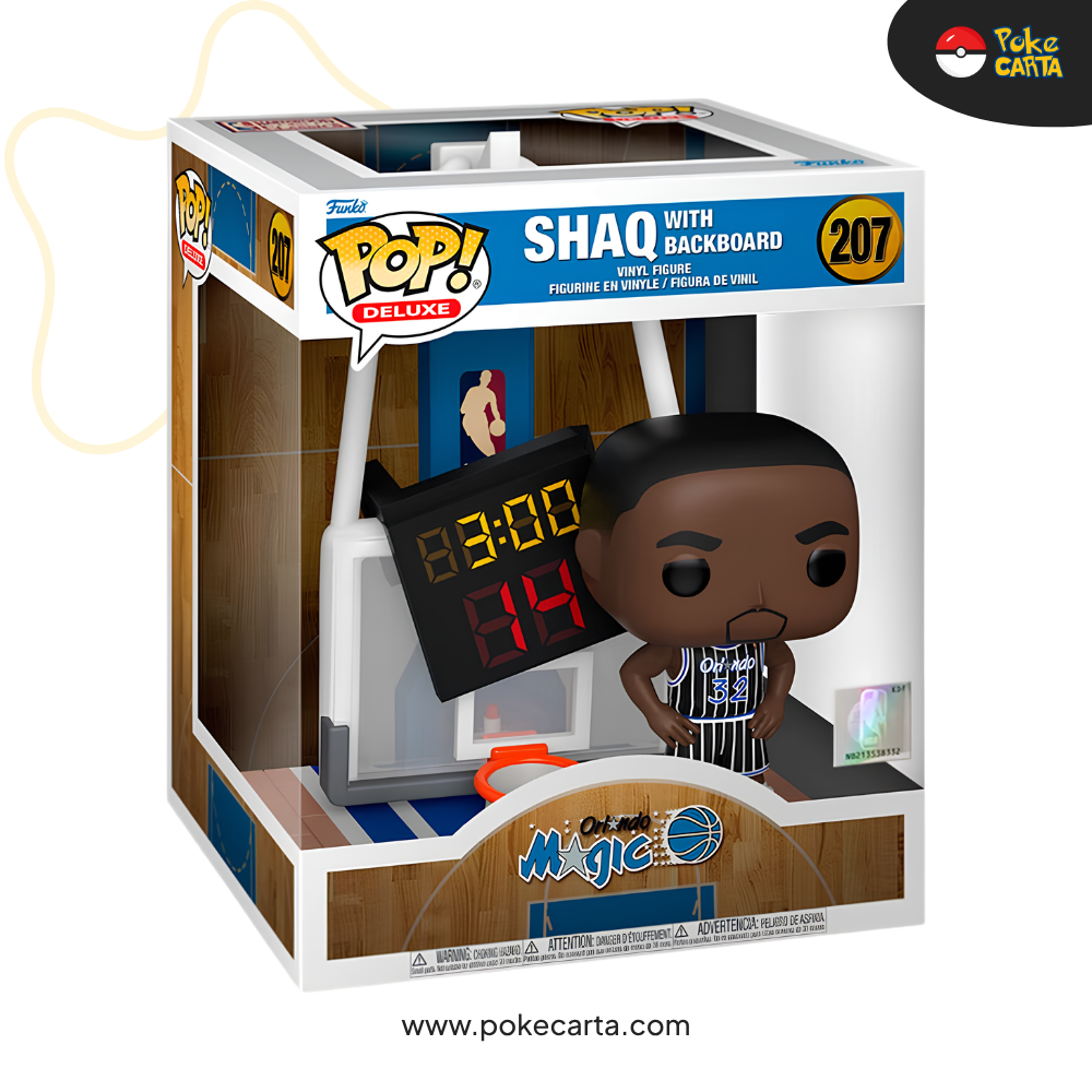 FUNKO POP! LEGENDE NBA SHAQ CU TABLĂ DE SUSȚINERE #207