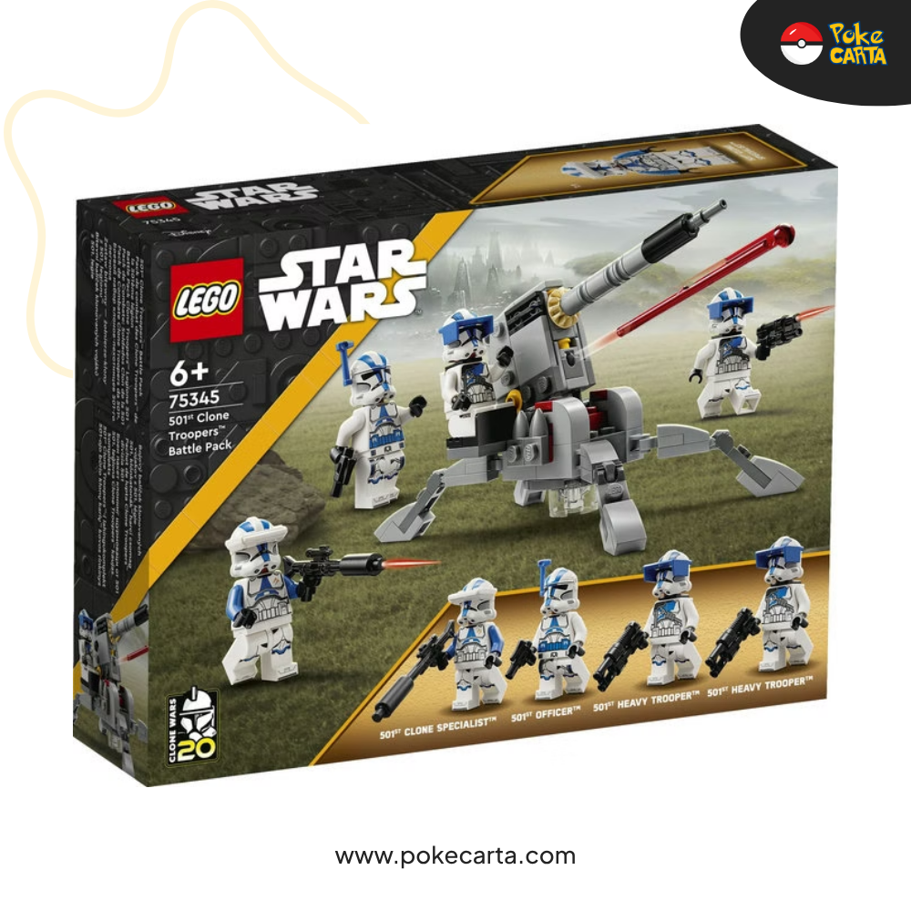 LEGO STAR WARS: STAR WARS 501ST CLONE TROOPERS BATTLE PACK (119 PCS)