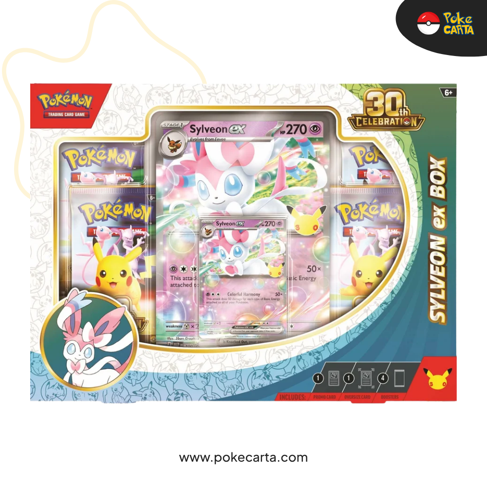 POKÉMON: 30TH CELEBRATION EX BOX SYLVEON EX (EN)