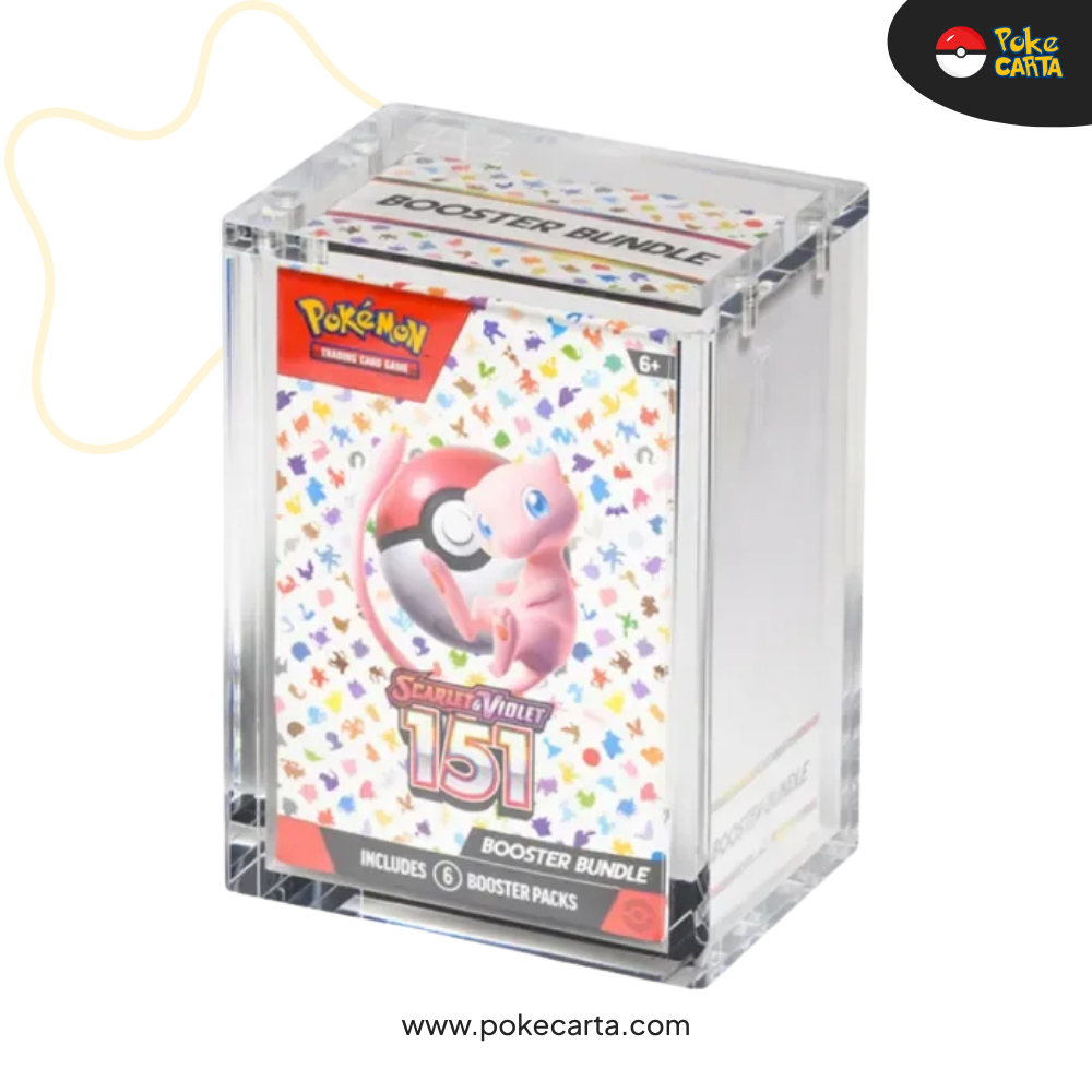 THE ACRYLIC BOX - BOOSTER BUNDLE POKÉMON | ACRYL CASE