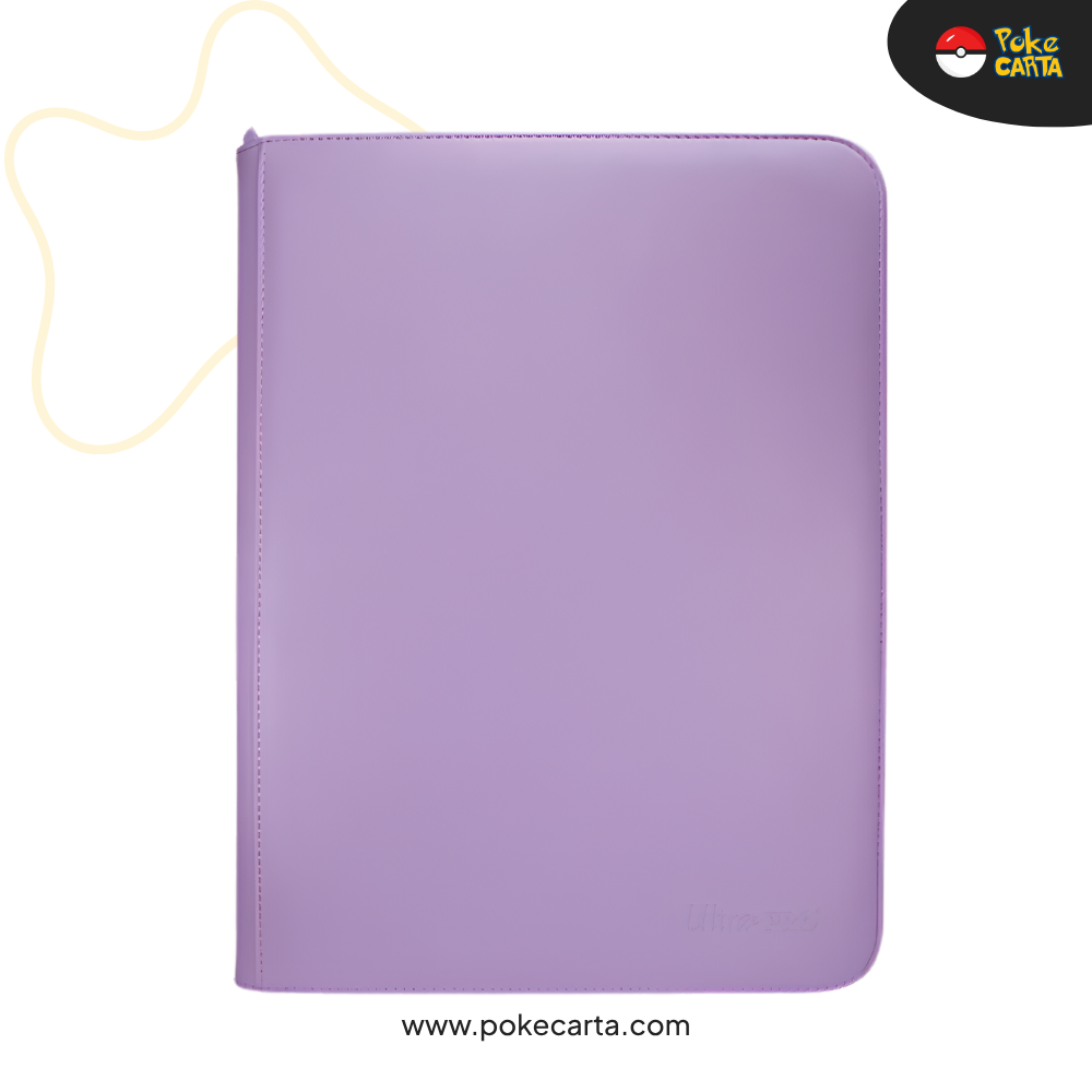 ULTRA PRO: VIVID 9-POCKET ZIPPERED PRO-BINDER - PURPLE