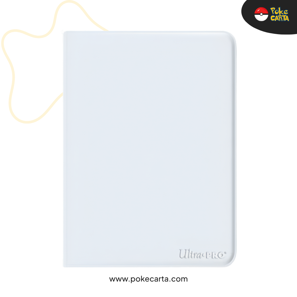 ULTRA PRO: VIVID 9-POCKET ZIPPERED PRO-BINDER - WHITE