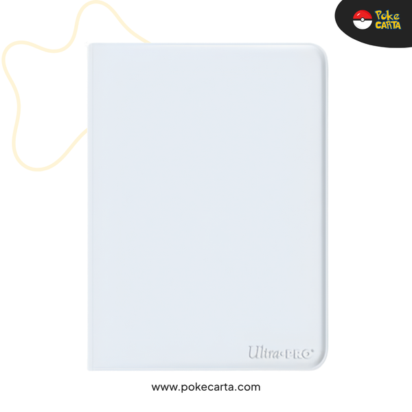 ULTRA PRO: VIVID 9-POCKET ZIPPERED PRO-BINDER - WHITE
