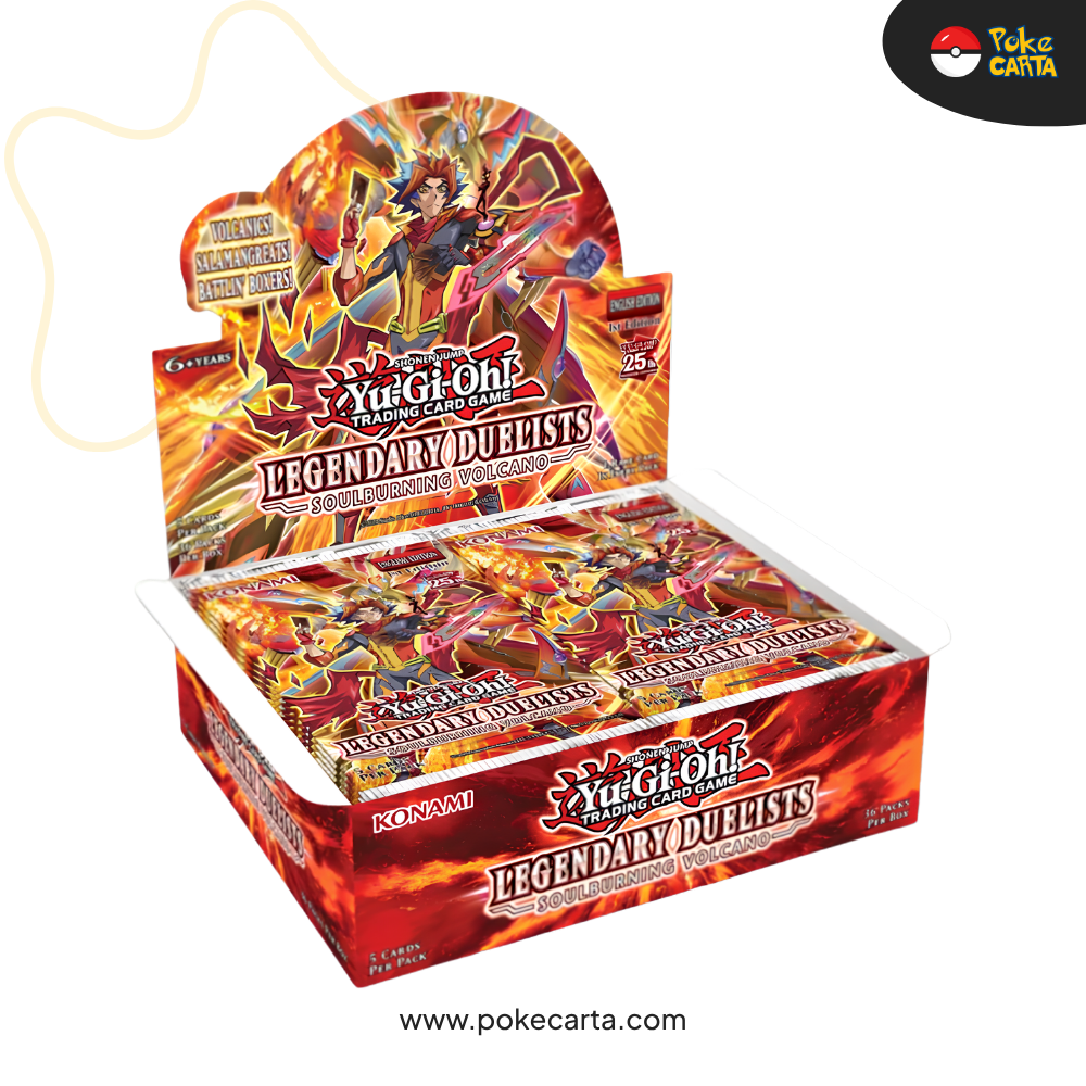 YU-GI-OH! LEGENDARY DUELISTS: SOULBURNING VOLCANO BOOSTER BOX (DE)